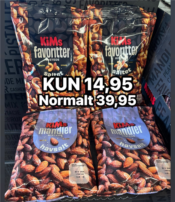 1 pose Kims nødder