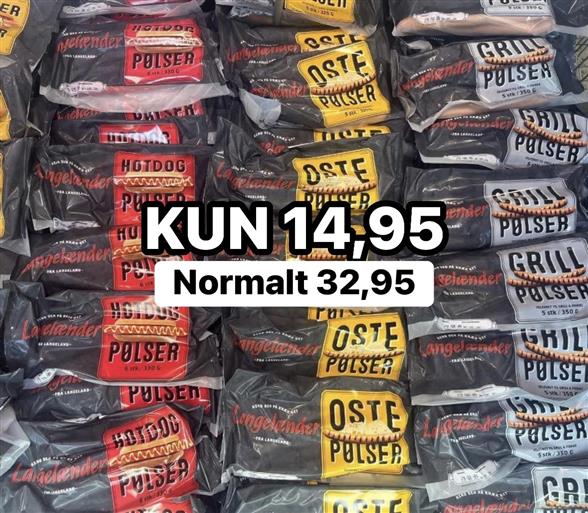 1 pakke Langelænder pølser