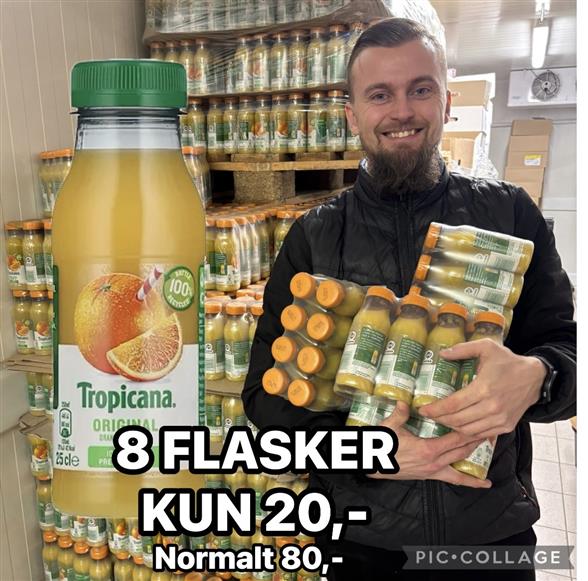 1 pakke Tropicana Appelsin juice
