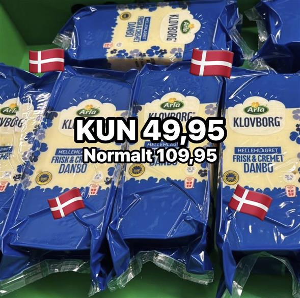 1 stykke Klovborg ost