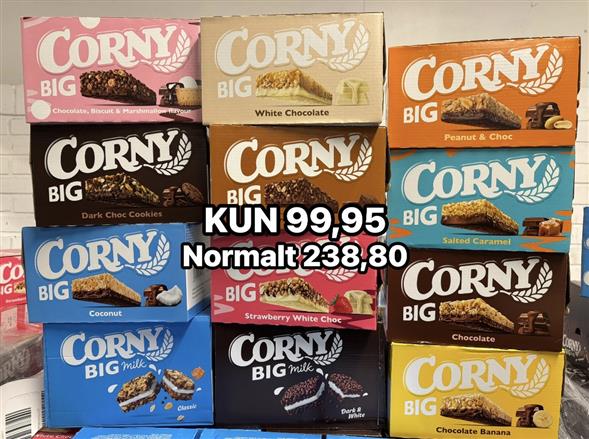 1 kasse Corny big