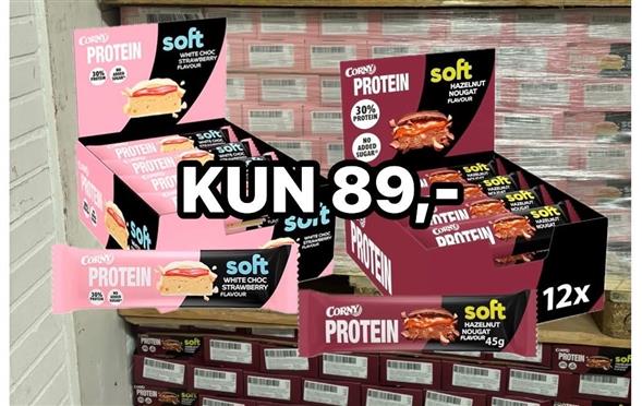 1 kasse Corny protein bars