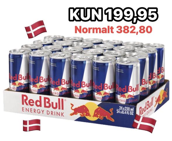 1 kasse Red Bull Energidrik