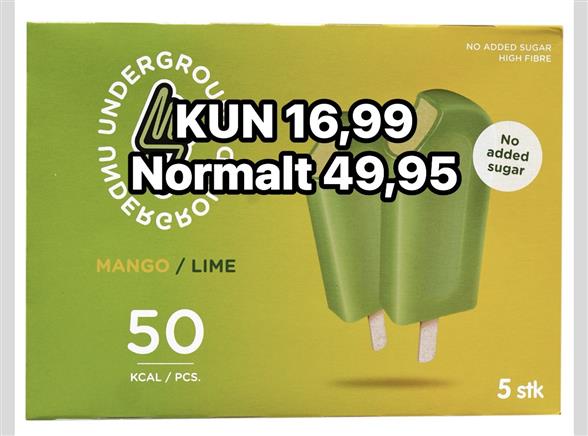 1 pakke Underground is