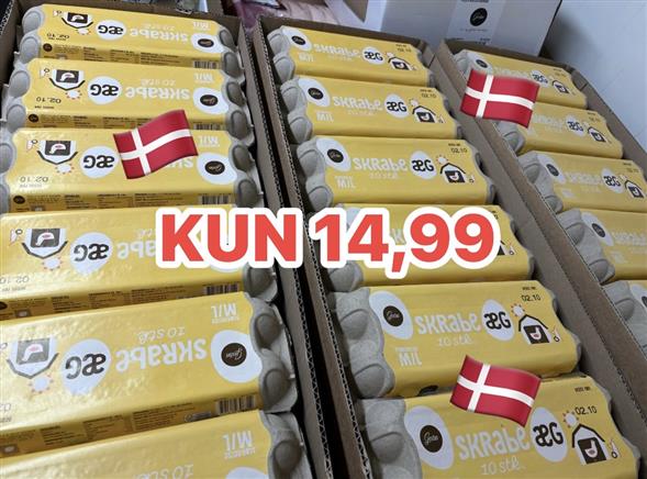 1 bakke Gestus Skrabeæg
