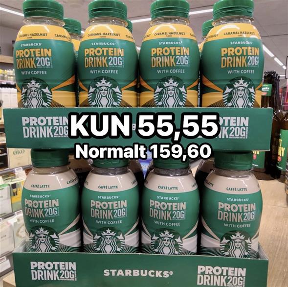 1 kasse Starbucks proteindrik