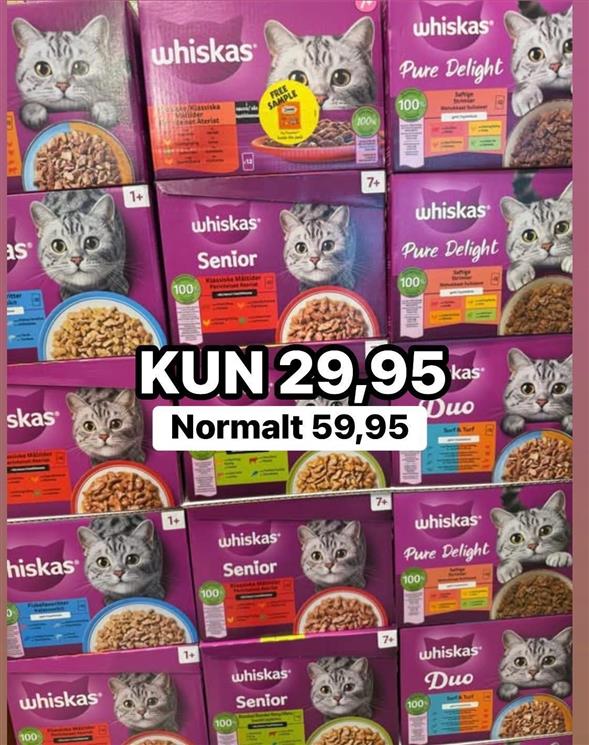 1 pakke Whiskas kattemad