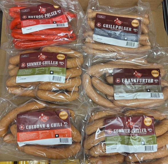 1 pakke Gøl MEGA KØB pølser