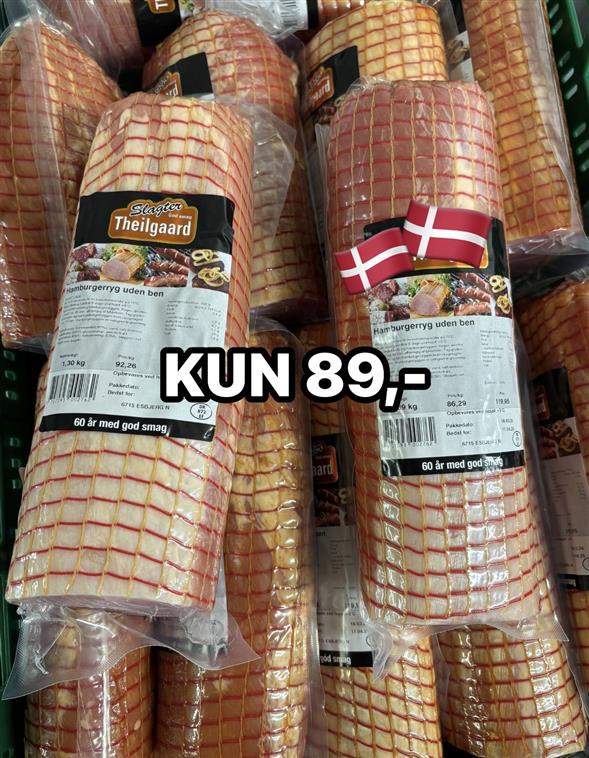 1 stykke Hamburgerryg