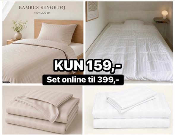 Bambus sengetøj
