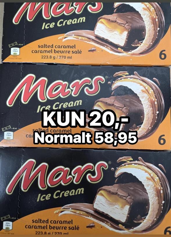 1 pakke Mars Salted Caramel is
