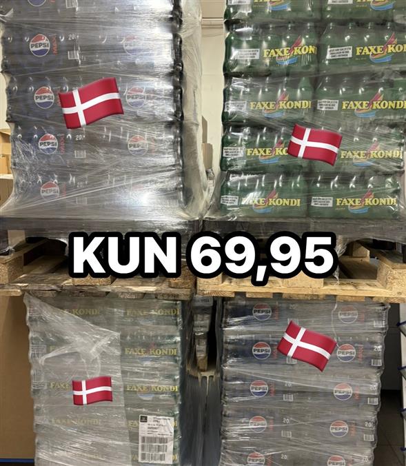 1 kasse PET sodavand