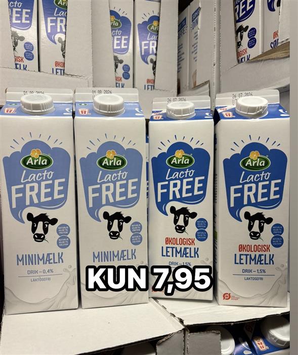 1 liter Laktosefri mælk