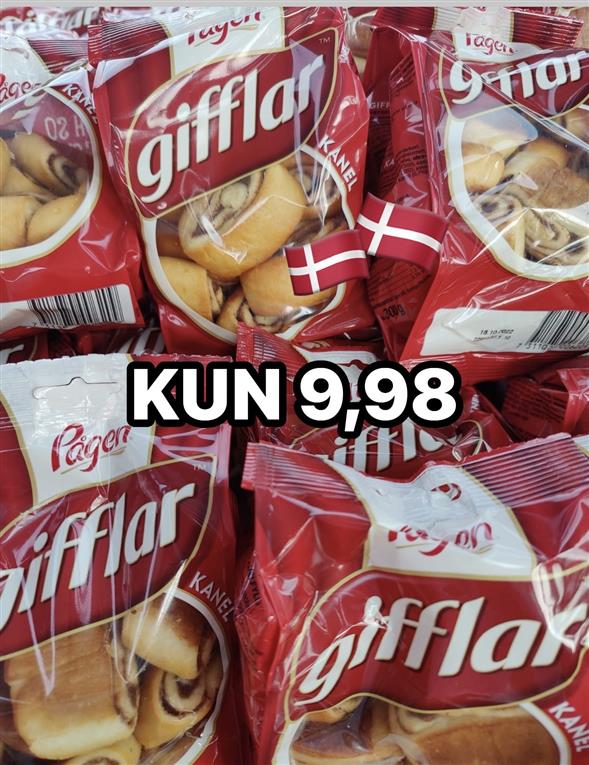 1 pakke Pågen Gifflar