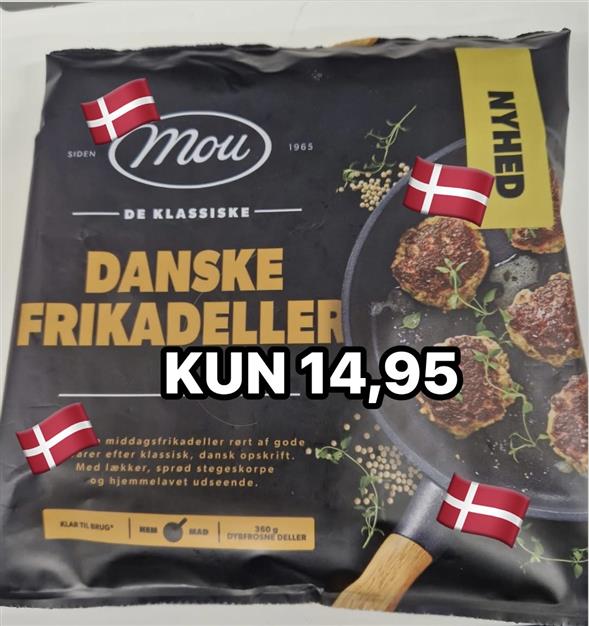 1 pose Mou frikadeller