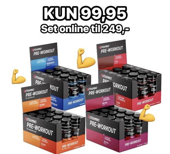 1 kasse Pre-Workout shot