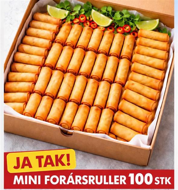 1 kasse Mini forårsruller