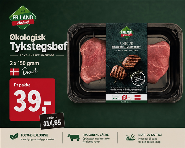1 pakke Tykstegsbøffer