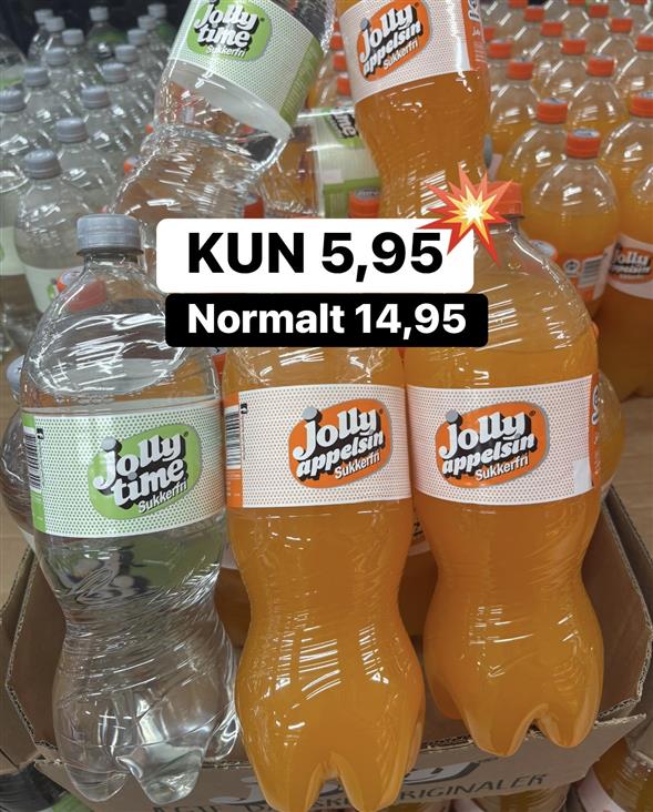 1 flaske Jolly sodavand