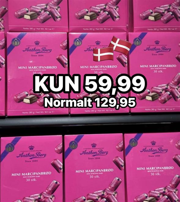 1 kasse Marcipan brød