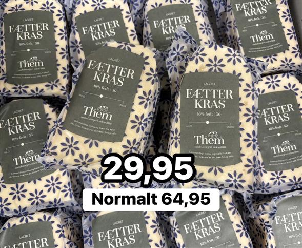1 stykke Fætter Kras Lagret ost