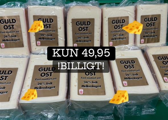 1 stykke Guld ost