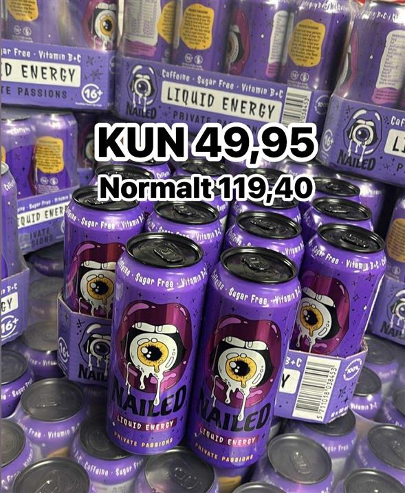 1 kasse Nailed Energidrik