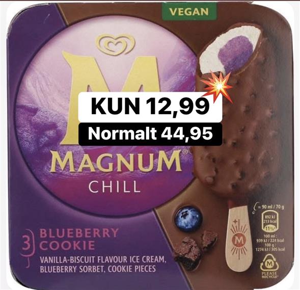 1 pakke Magnum Chill is