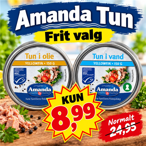1 dåse Amanda Tun