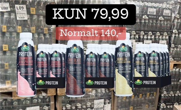 1 kasse Arla protein drik