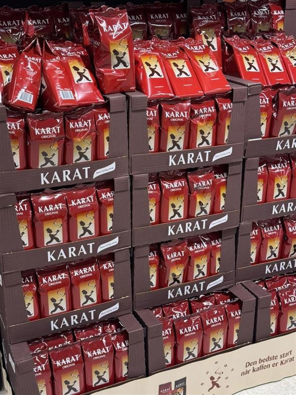 1 pose Rød Karat kaffe