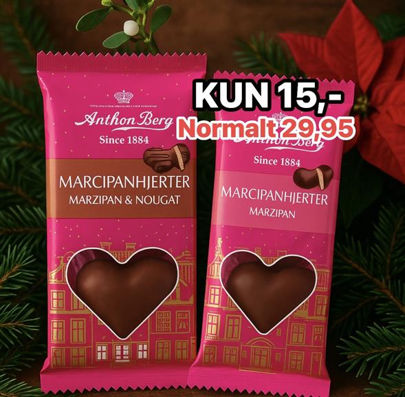 1 pakke Marcipan hjerter