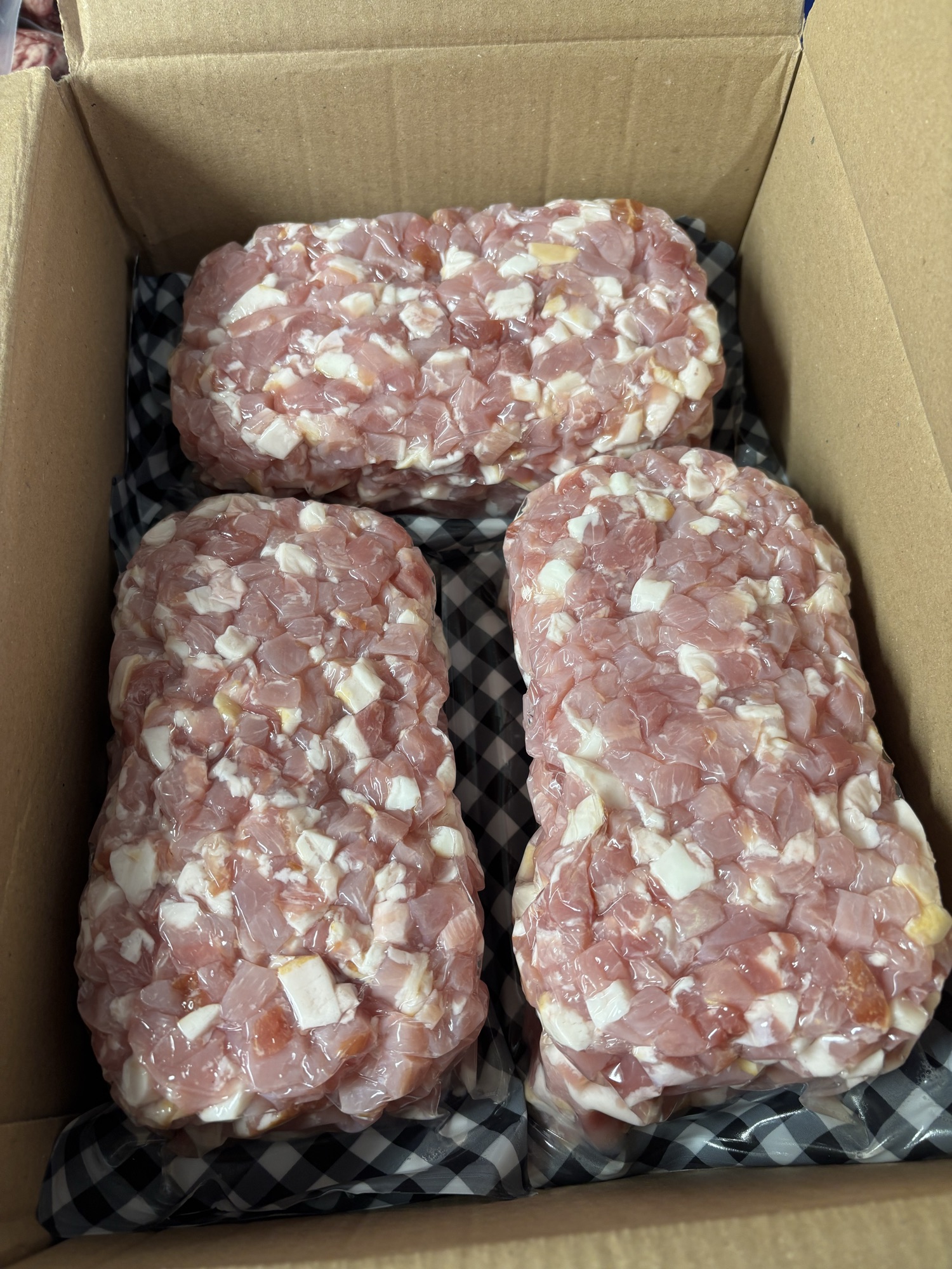 1 stykke Bacon i tern