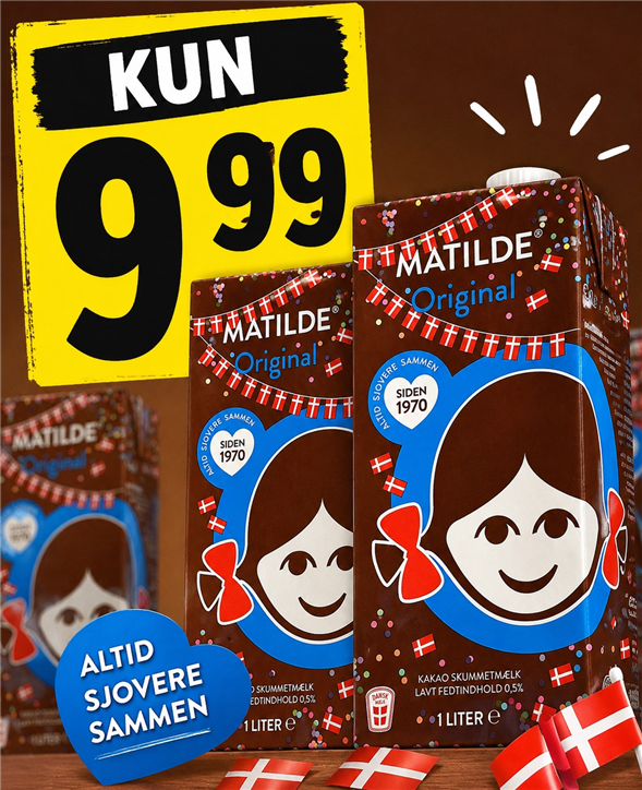 1 kasse Matilde kakao mælk
