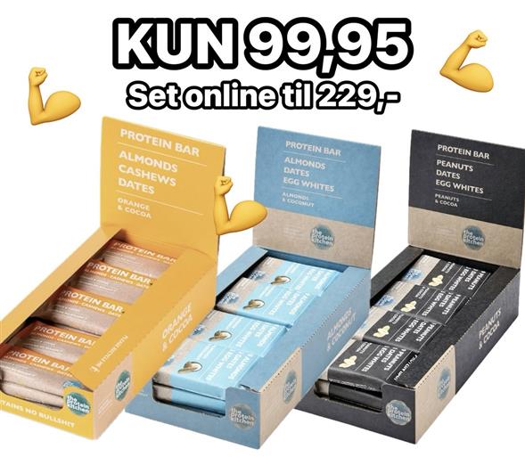 1 kasse The Kitchen protein bars