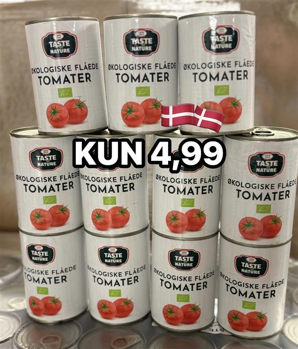 1 dåse Flåede tomater