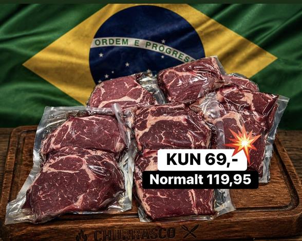 1 pakke Rib Eye steak