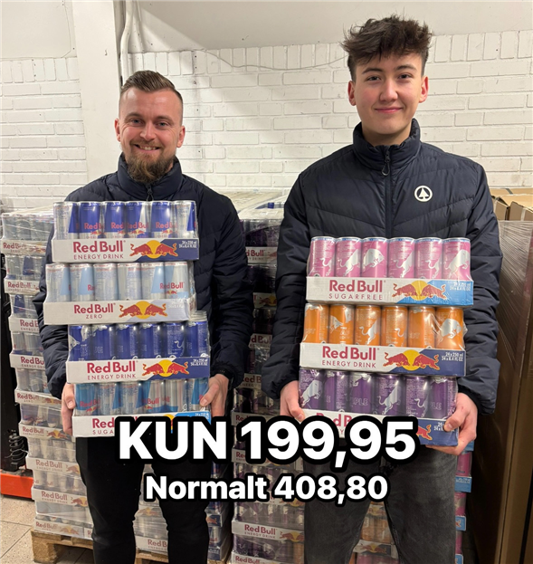 1 kasse Red Bull Energy