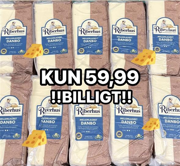 1 stykke Riberhus ost