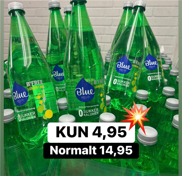1 flaske Blue Keld Lemon/Lime
