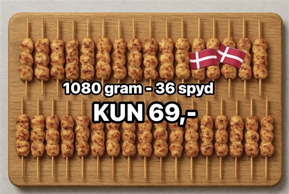 1 pakke kyllingspyd