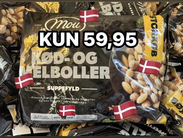 1 pose Mou Kød-og melboller