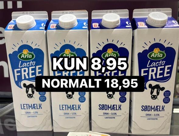 1 liter Laktosefri Mælk