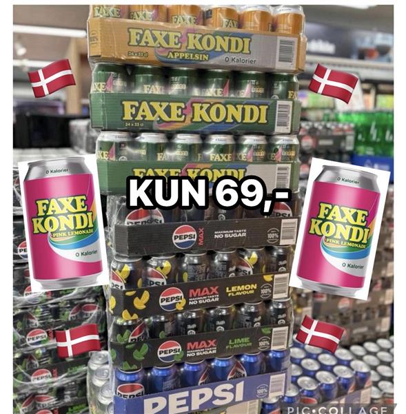 1 kasse sodavand