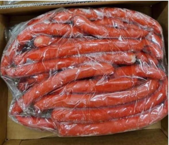 1 kasse hotdog pølser