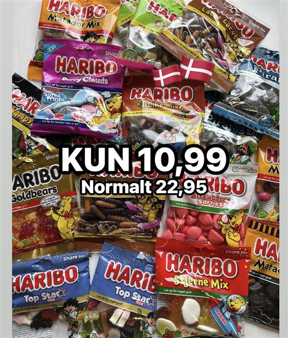 1 pose Haribo slik