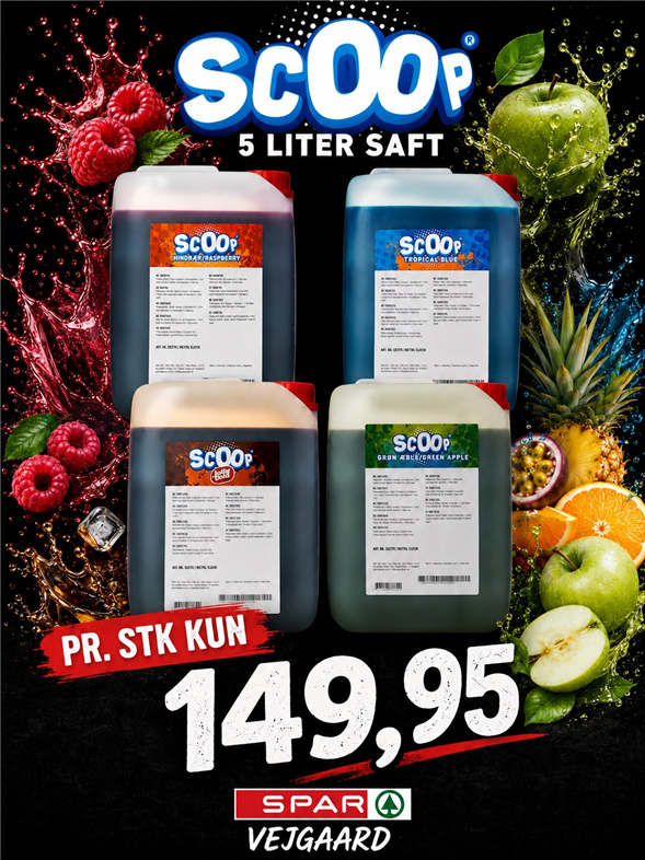 5 liter Scoop Saft