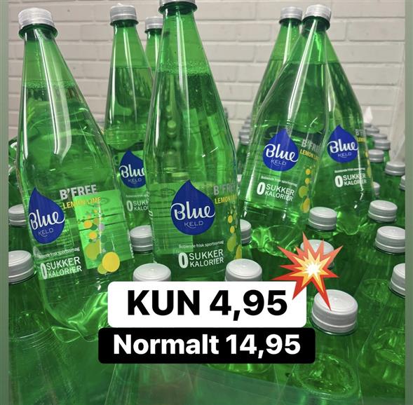 1 flaske Blue Keld Lemon/Lime