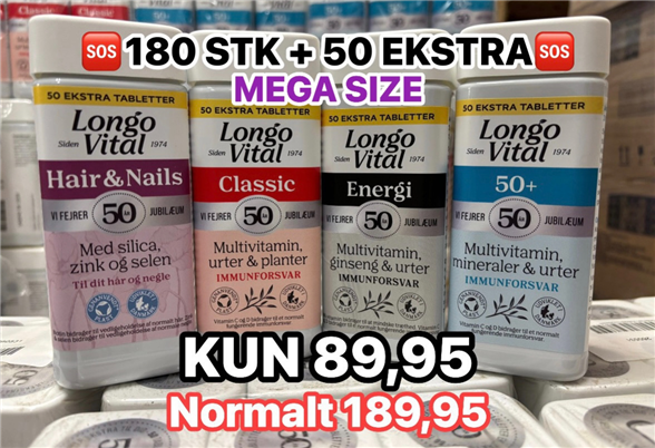 Longo Vital vitaminpiller