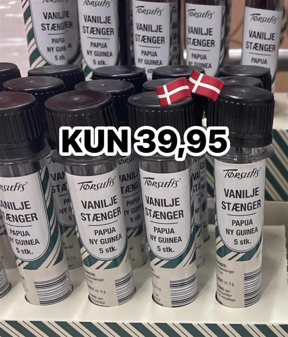 1 rør Vaniljestænger